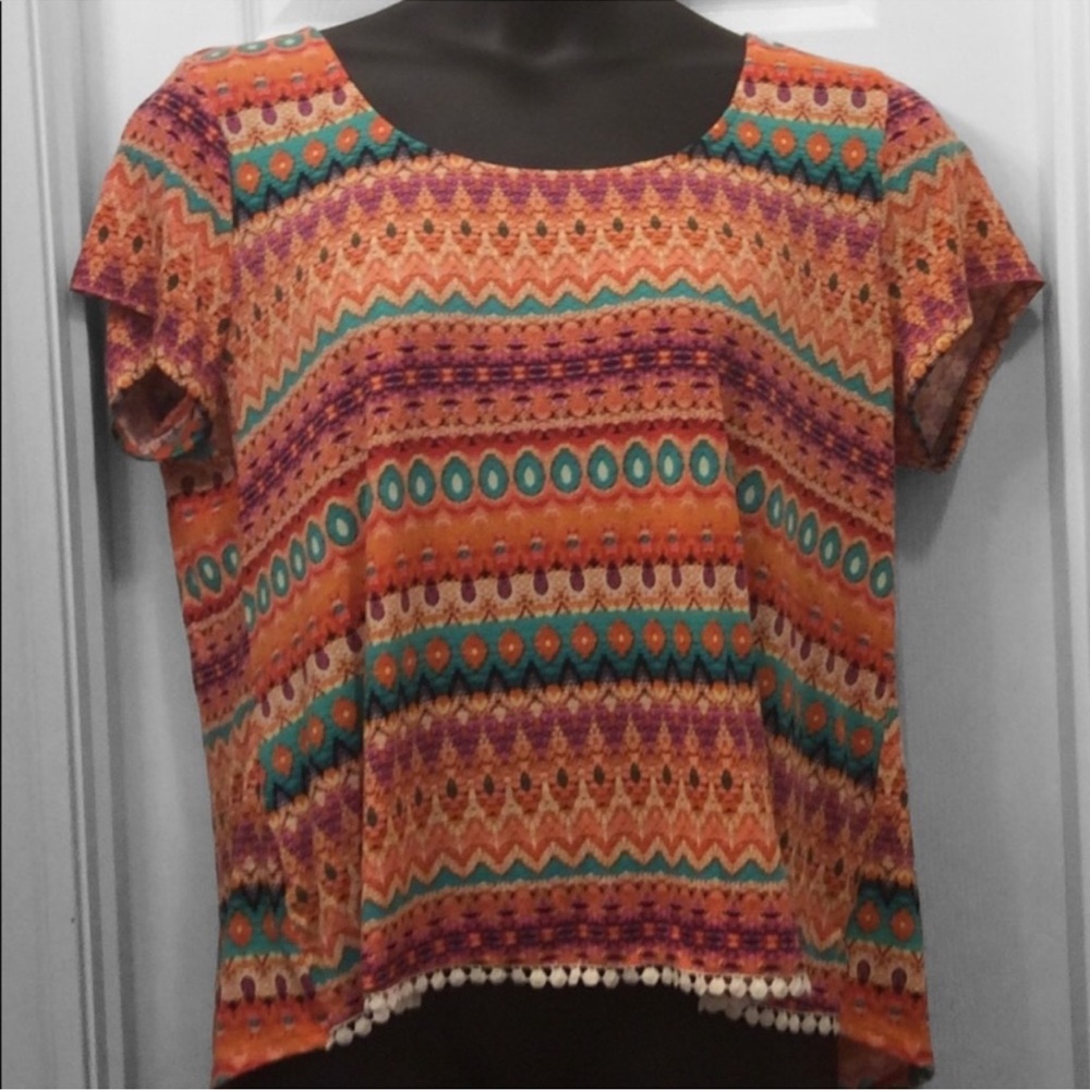 New! Maurices Plus Size 1 Split~Open Back Top